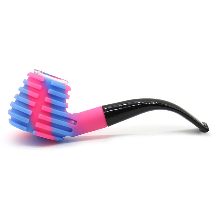 Tobacco Pipe Glass Hammer Smoking Silicone Pipe