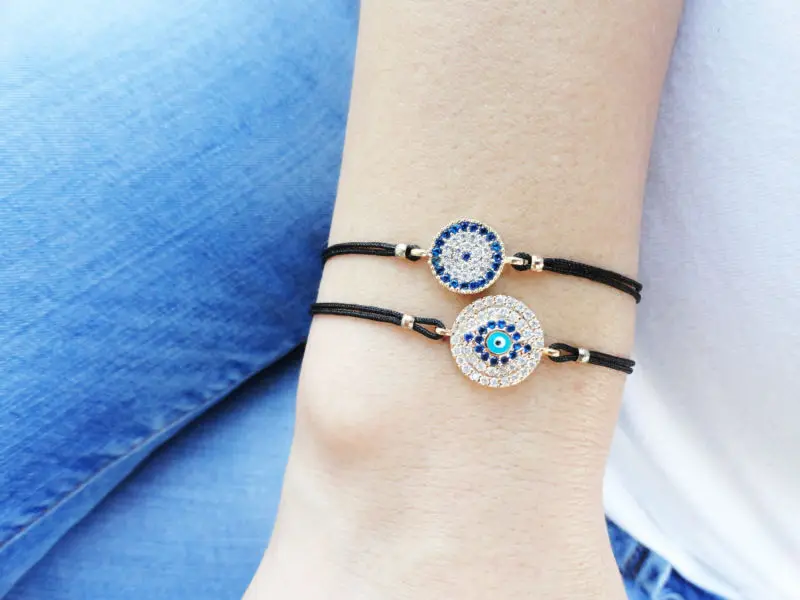 Evil Eye Bracelet Mother Daughter Matching Jewelry Zirconia String Evil Eye Bracelet Mother Daughter Matching Jewelry Zirconia String Bracelets Mommy And Me Gift For Mothers Best Friend Birthday