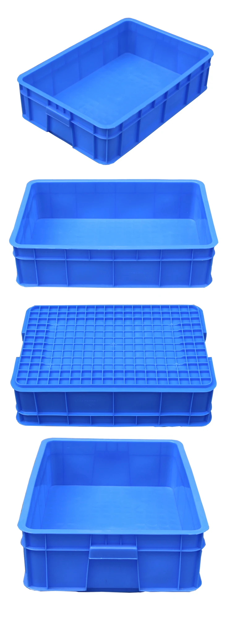 Wholesale Logistics Transport Plastic Trays For Storage 600*420*165