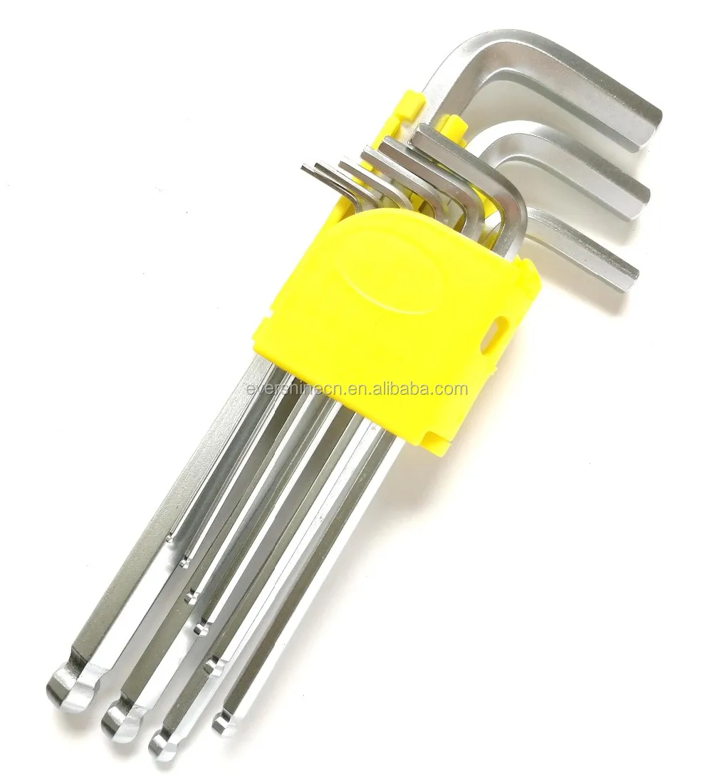 ball point allen spanner set allen key set of keys