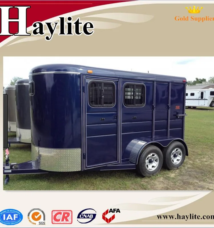 Durable deluxe 3 angle load horse float with living area.jpg