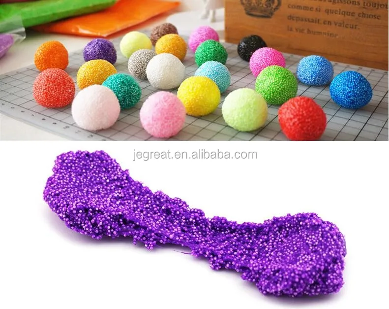 Soft Fluffy Foam Snow Clay Pearl Mud Plasticine Squeezable Children Toys Gift 