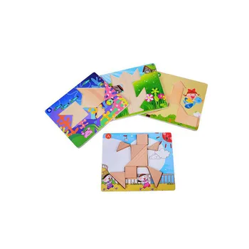 rompecabezas de madera 8 piezas