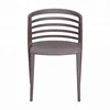 Wholesale outdoor furniture cheap stackable plastic dining chair outdoor