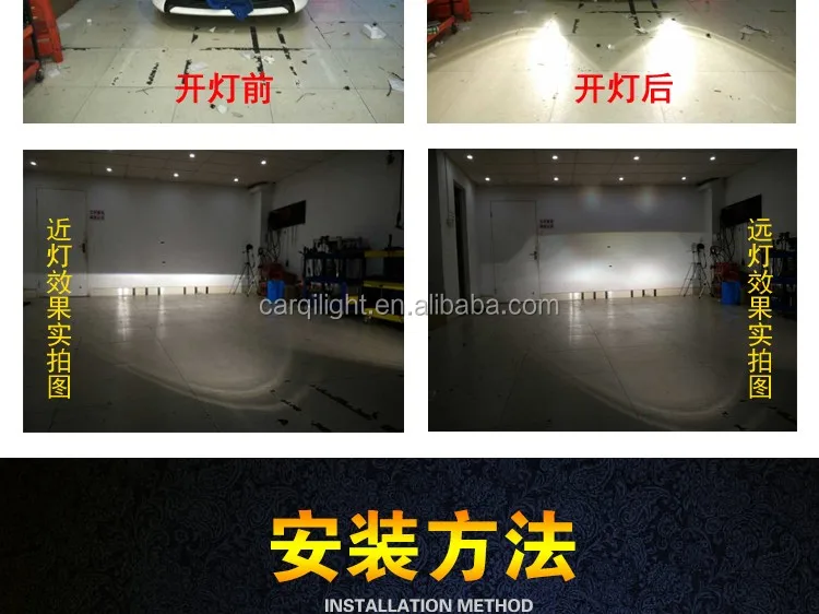 Led laser projector fog lamp