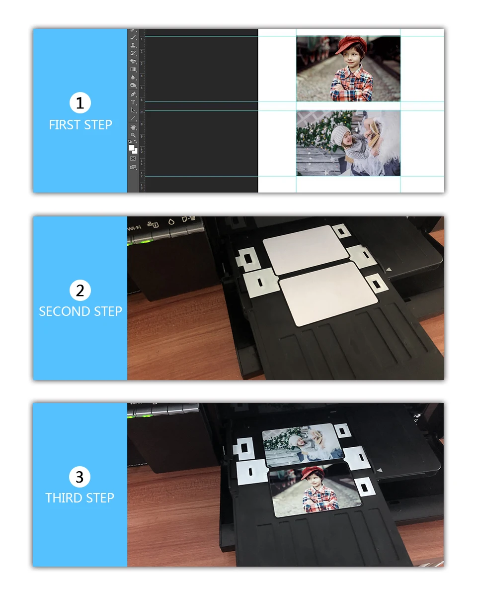 High Quality Pvc Id Card Tray For Epson Printer T50 P60 L800 L805 Buy