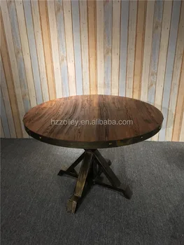 Italian Vintage Design Delicate Solid Wood Round Hotel Restaurant Dining Table Large Tables Rustic Italian Vintage Design Delicate Solid Wood Round Hotel Restaurant Dining Table Large Tables Rustic