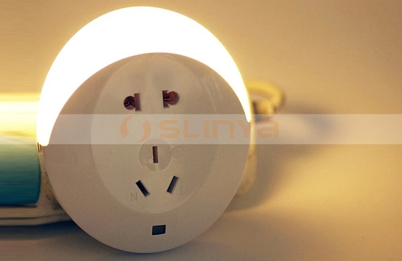 New Creative Intelligent Night Light Multifunction Socket Led Sensor