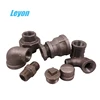 bathroom fittings plumbing tools black ansi standard malleable 240 socket 330 flat seat union 3" malleable plug 90R elbow