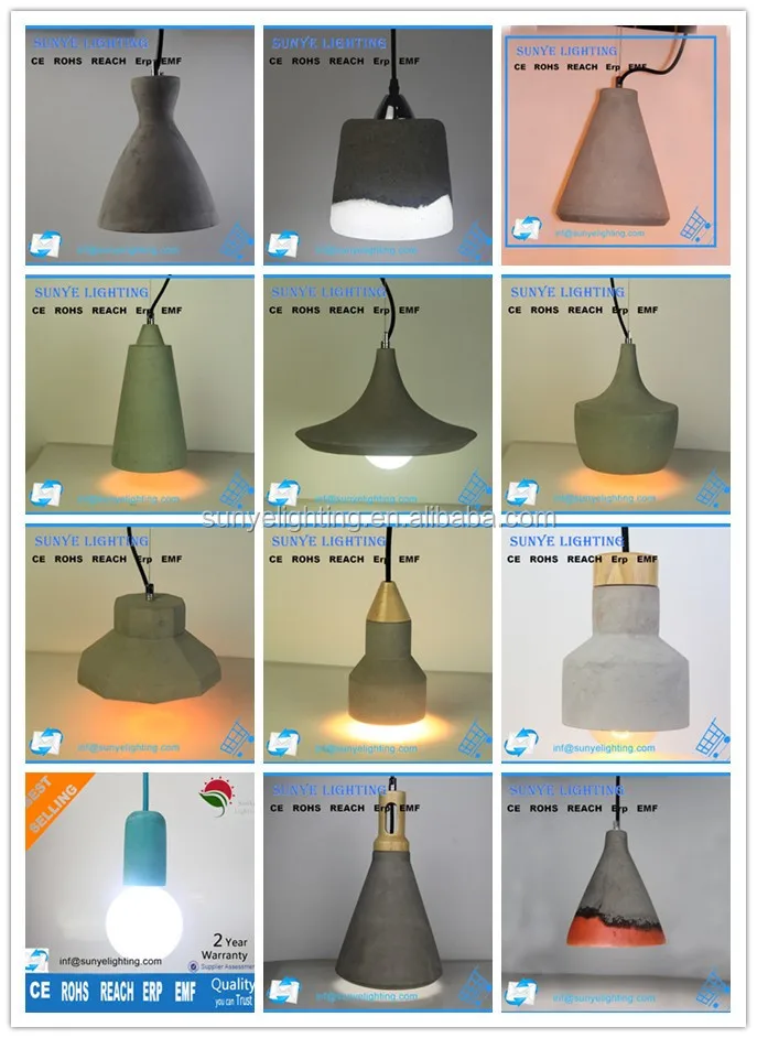 Modern Industrial Recessed Concrete Light Decorative Home Concrete Ceiling Lighting Restaurant