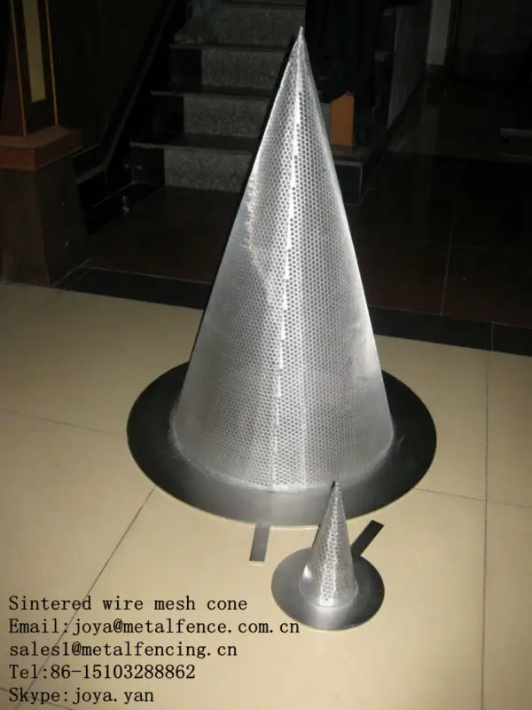 sintered filter cone