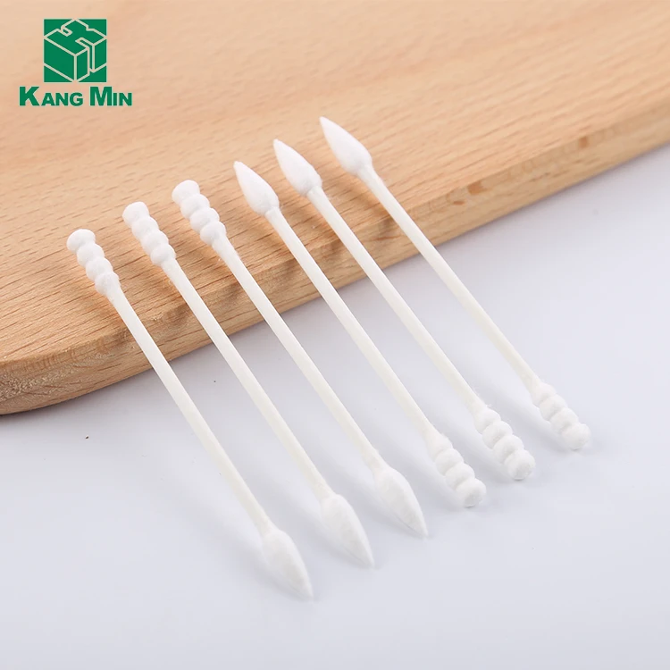200pcs Q tips pointed cotton applicator paper double sided cotton swab