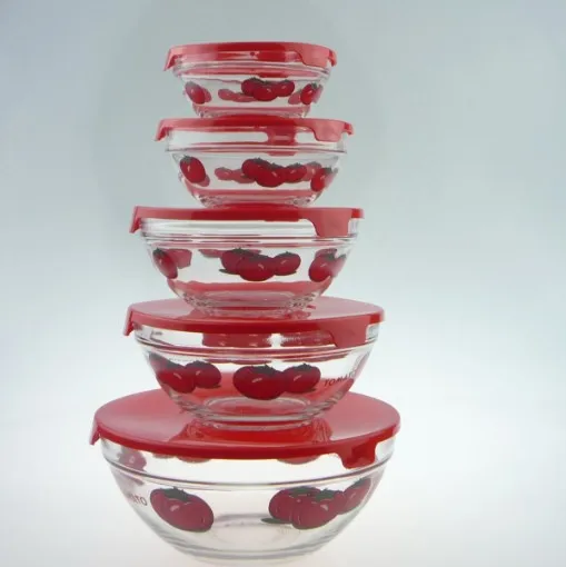 5piece Glass Prep Bowl Set Pyrex Simply Store Glass Round Food