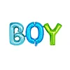 Customized design baby shower boy letter foil balloon for wedding birthday party decoration