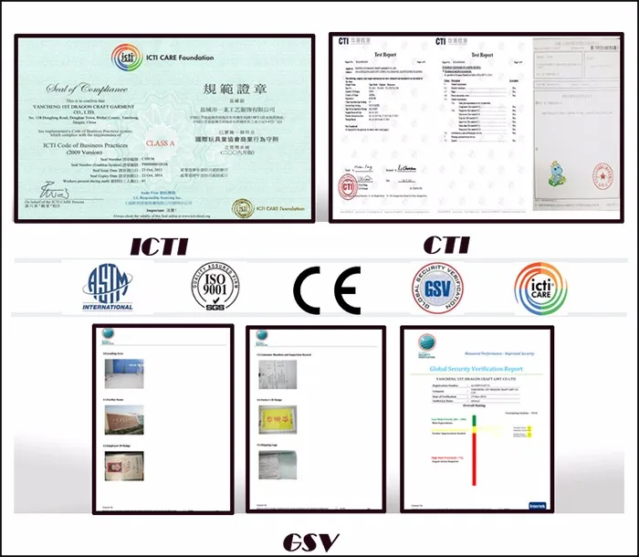 About certifications