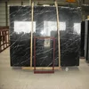 KR Black wall panel natural marble;black dining table marble