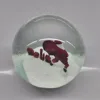 2017 most popular Resin Christmas Custom Snow Globe Water Globe With Wood Base Crystal Snow Globe Water Ball