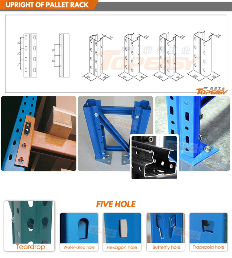 heavy duty metal warehouse storage rack