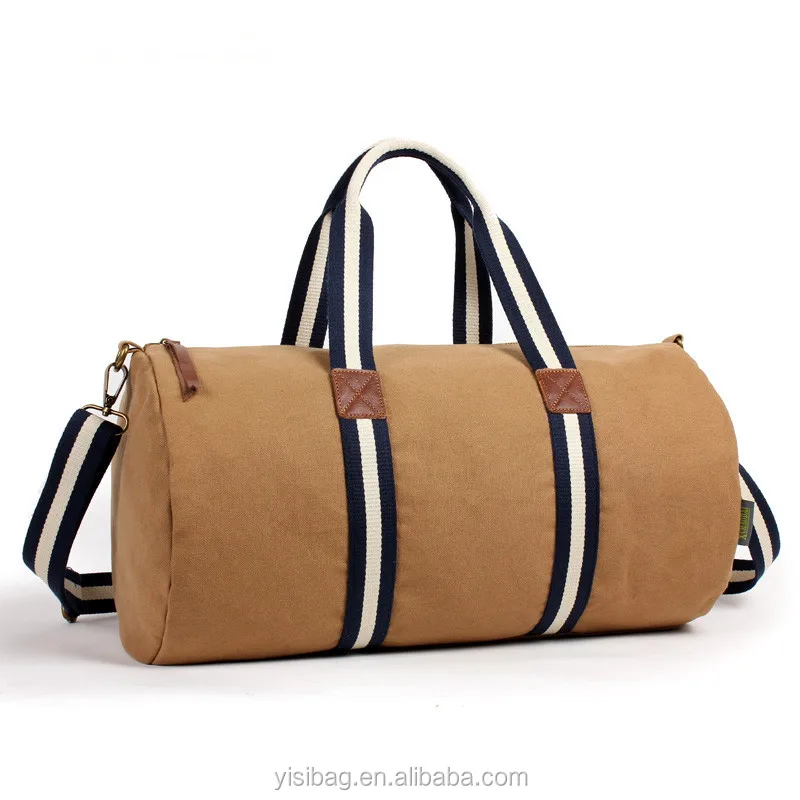 Custom Cylinder Duffle Bags With Cotton bing Buy Designer Duffle