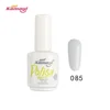 Kamayi Gray colors nail gel polish bottle 15ml, Clear color soak off gel cleanser nail gel