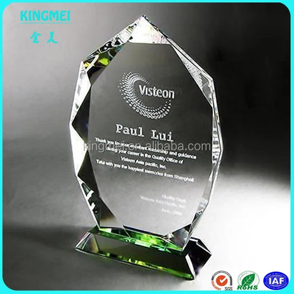 Shenzhen Factory Wholesale Lucite Acrylic Awards And Trophy,Blank Glass