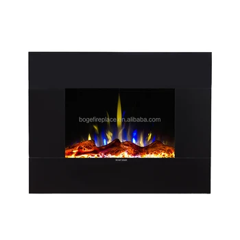 24 Small Wall Mounted Decor Electric Fireplace Heater With Wood