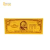 usd dollar 24k gold foil banknote with colorprinting 1928s edition