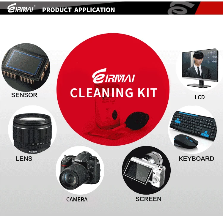 Professional camera lens cleaning kit