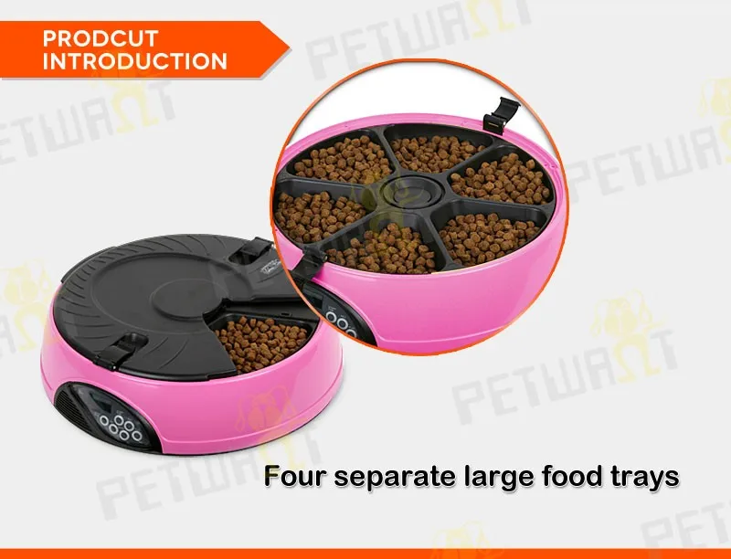 Dry Wet Food Bowl Automatic Pet Dog Feeder With Timer Buy Dog