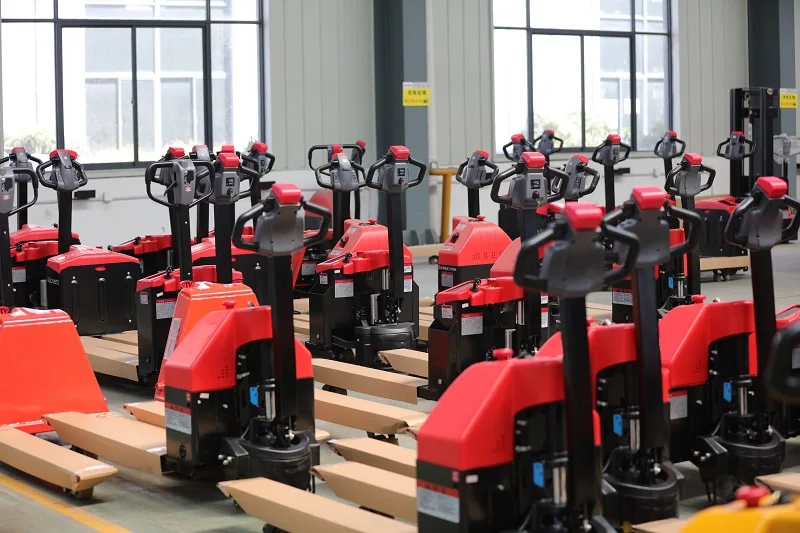 1000kg 2000kg DC Powered Mini full Electric Pallet Jack/trucks