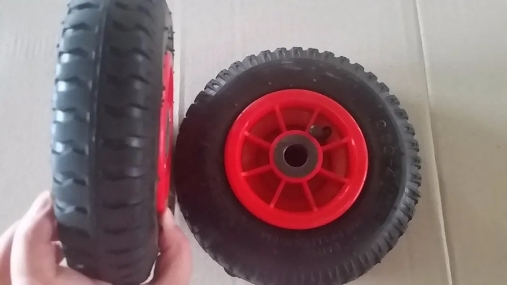 8"x2.50-4 rubber wheels for garden cart and hand trolleys