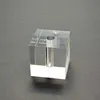 Display Stand one Pen Holder durable crystal clear acrylic block 2 inch cube