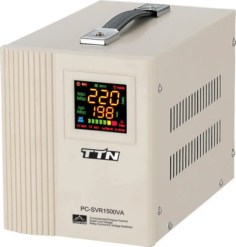 SVR-5000VA Electronic Voltage Regulator 150-250VAC Input Voltage Stabilizer