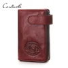 Wholesale Unisex Gender Genuine Leather Key Chain Wallet with Coin Pocket