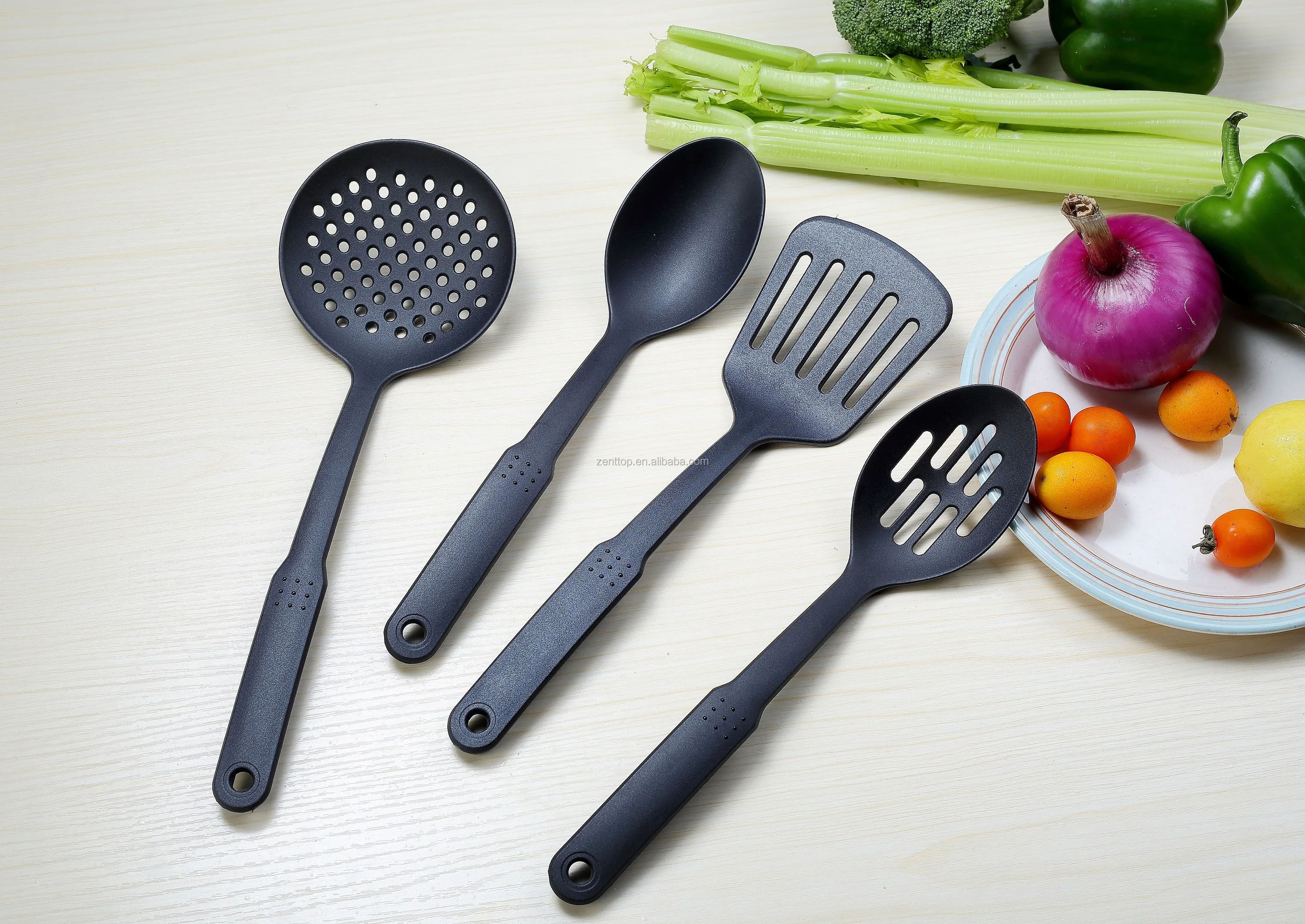 亚马逊热卖 6 件尼龙器皿套装厨房烹饪工具 - buy 6 件尼龙器具套装