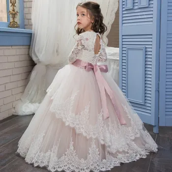 light pink dress for flower girl