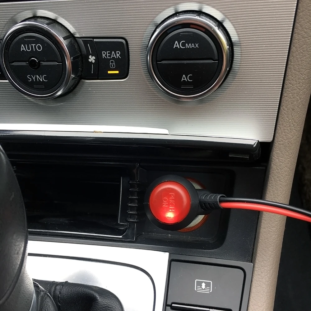 Custom 12v Car Cigarette Lighter Plug With On Off Switch Buy 12 Volt