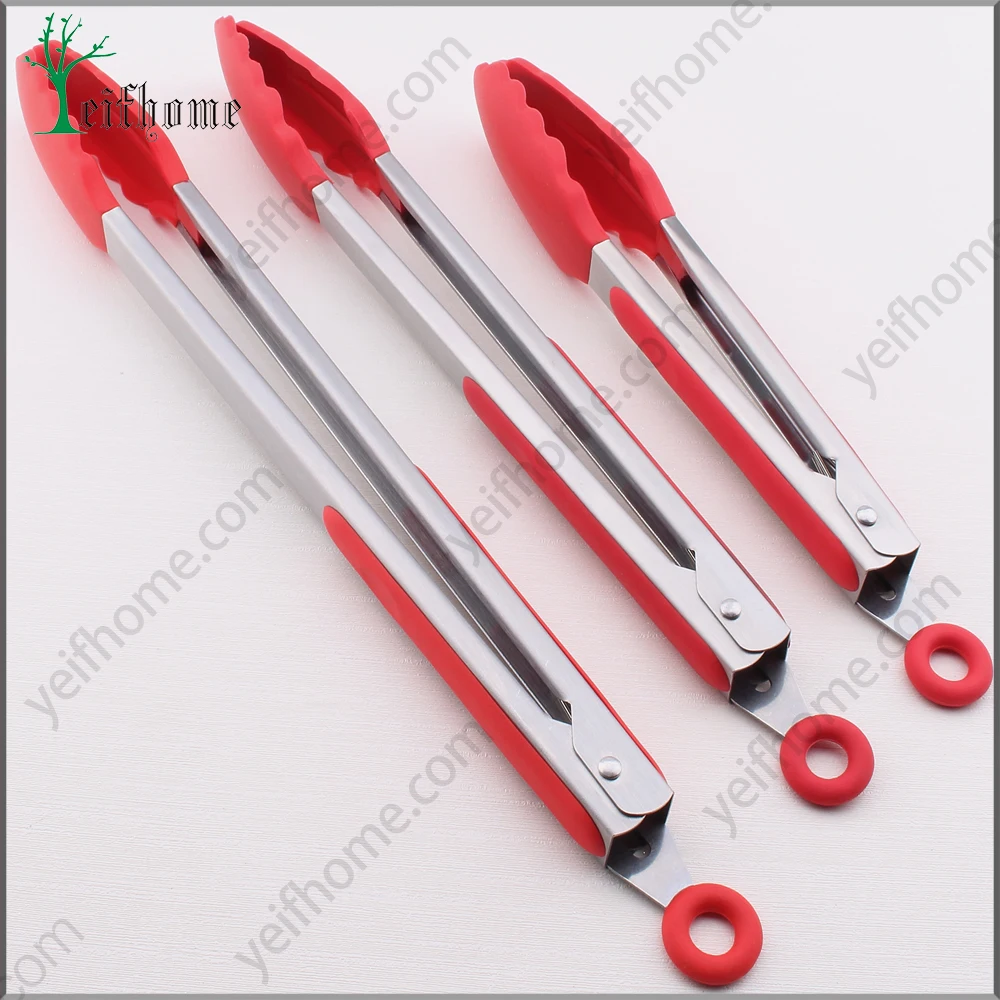 high quality stainless steel food tongs