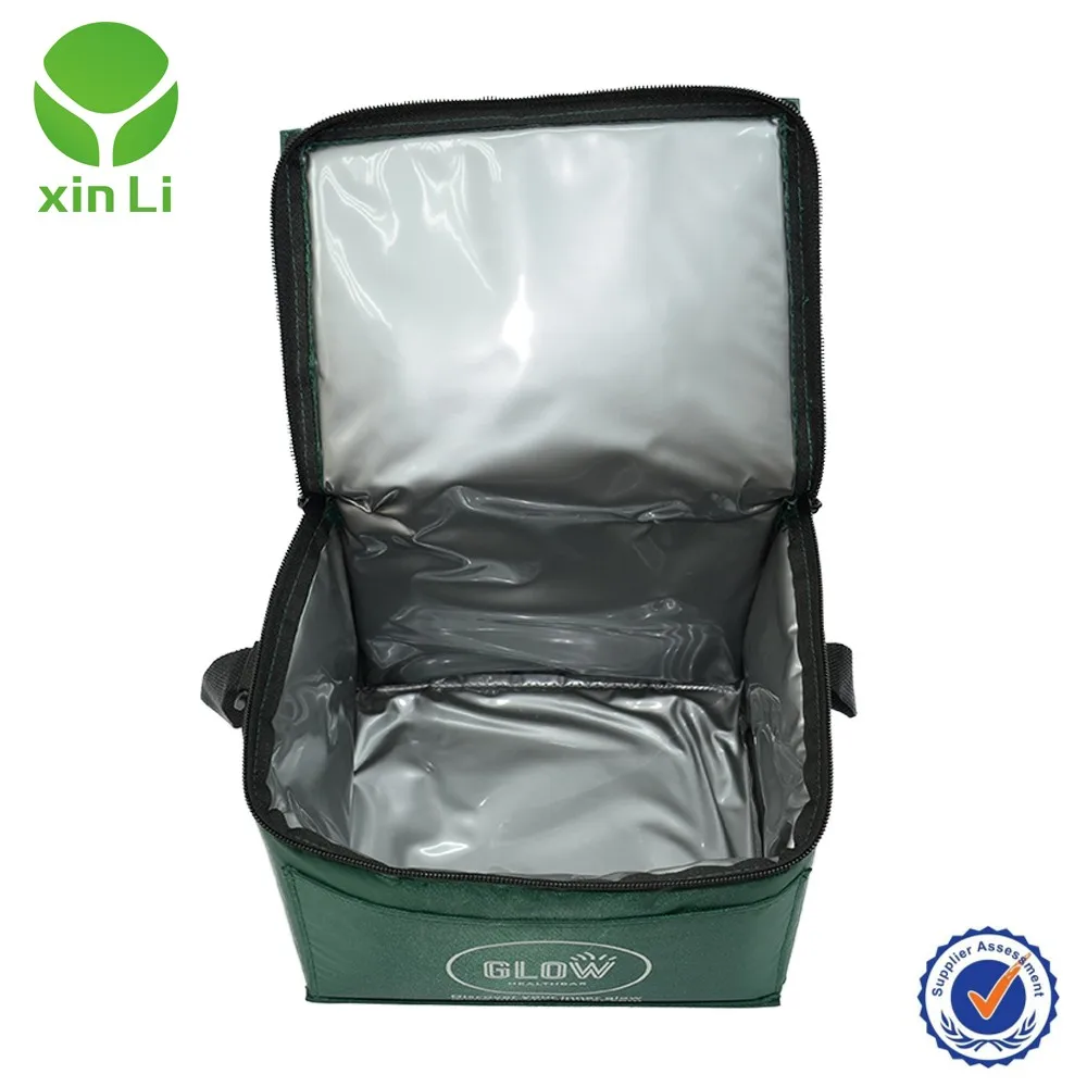 6 Cans Small Soft Beer Cooler Bag With Aluminum Foil And Customized