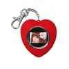 Promotional gifts heart style 1.5 Inch mini Digital Photo Frame key chain, LCD CSTN digital picture album keychain keyring