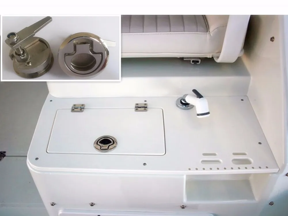 Marine Grade Boat 316 Stainless Steel Hardware Cam Latch Flush Pull