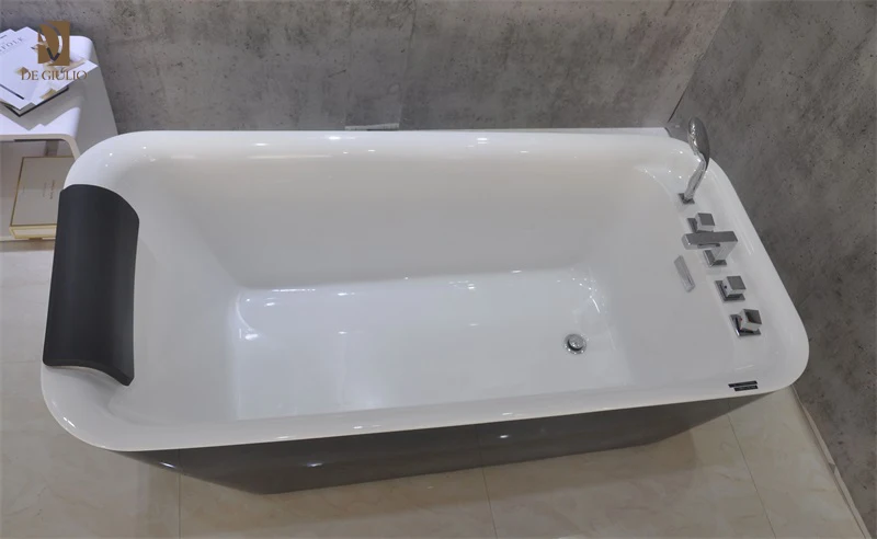 Harga Bak Mandi Bak Mandi Akrilik Berdiri Bebas Dalam Ruangan Hitam Rendam Bak Mandi Portabel Untuk Dewasa Buy Portable Bathtub Orang Bak Mandi Dengan Bantal Perendaman Bak Mandi Harga Product On