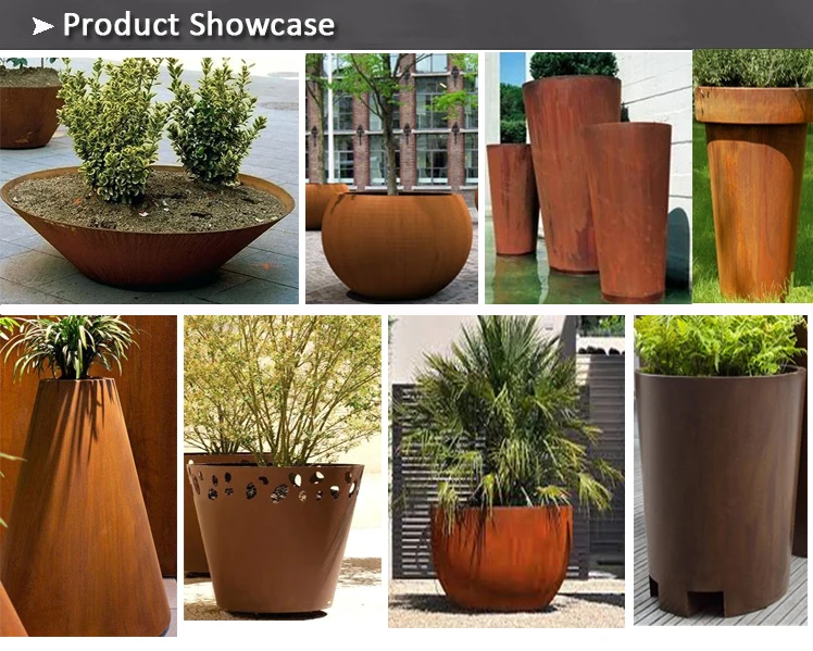 A588 Corten Steel Planter For Flower Parterre Design - Buy Corten Steel ...