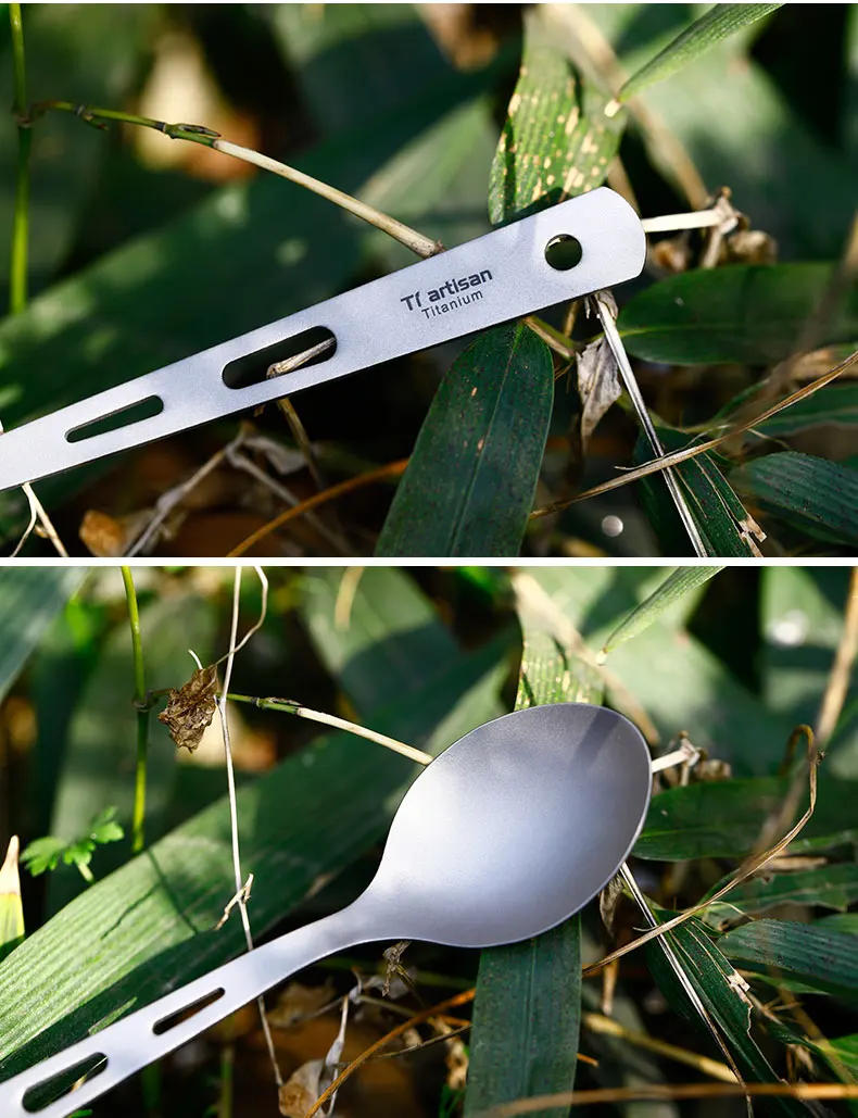 Fork And Spoon Travel Set Pure Titanium Knife Fork And Spoon 3 Pcs Set
