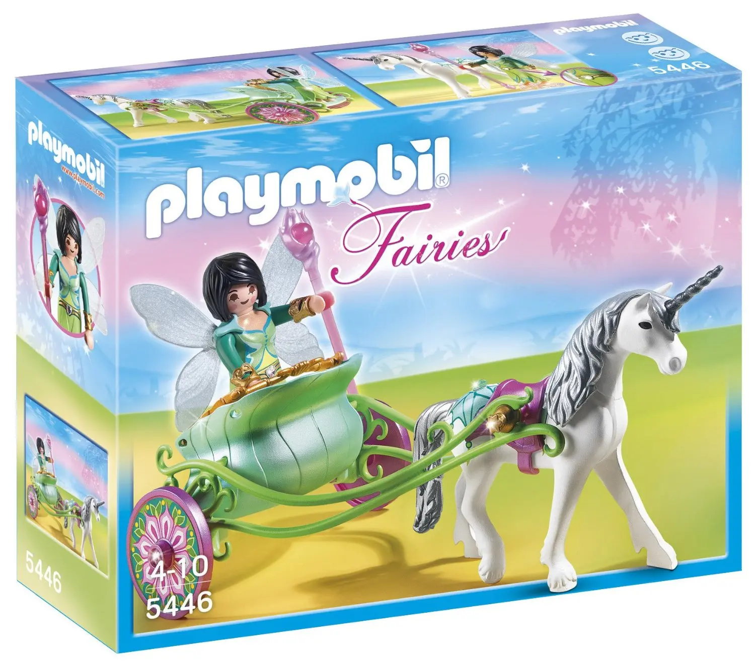 playmobil unicorn drawn fairy carriage