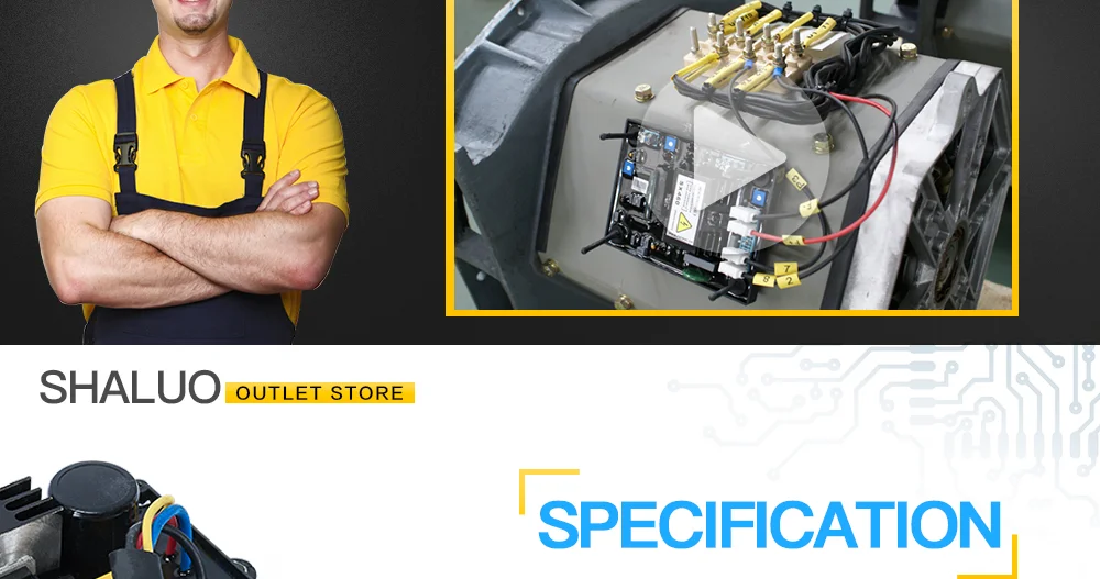 Generator voltage regulator 5KW welding full power AVR stabilizer