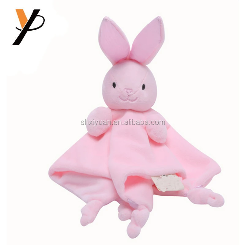 baby blanket with stuffed animal head