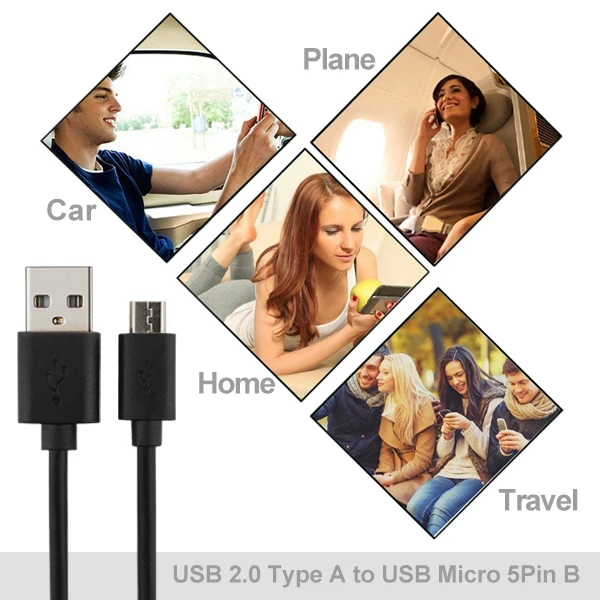 Micro USB Android Charger Cable for Samsung Galaxy S7 S6 J7 Note 5, Kindle, Xbox, PS4 and More - ANKUX.COM