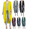 YSMARKET Irregular Bat Spring Autumn Long Sleeve Long Cardigan Knitted Trench Coat Woman Casual Loose Soft Tops E62963