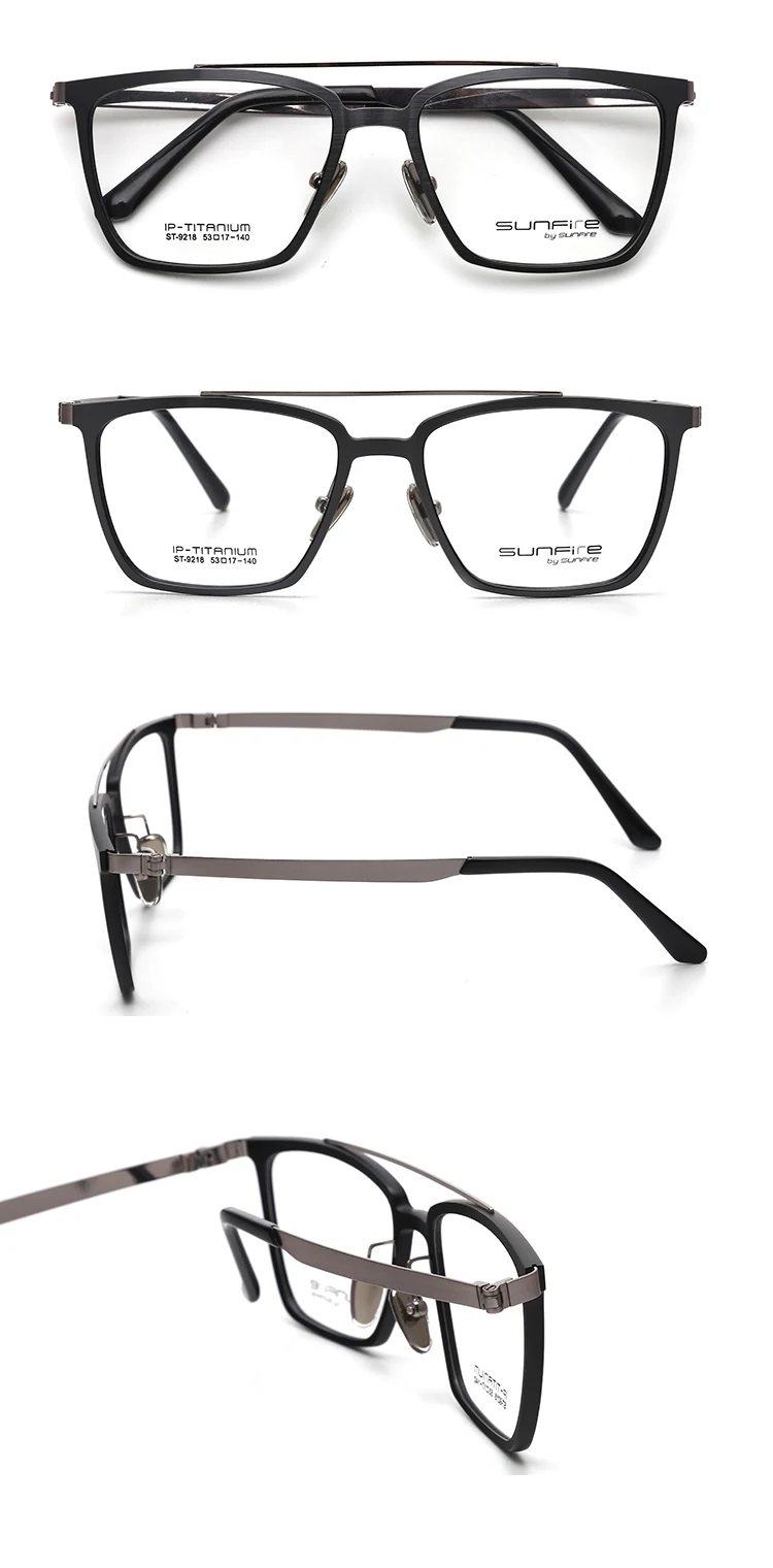 Carbon Fiber Double Bridge Optical Eyeglasses Frame,High End Luxury